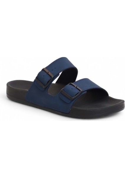 2116-BHM10 Tam Anatomik Unisex Tokalı Günlük Terlik - NKT02116-LACIVERT-41 fiyatları