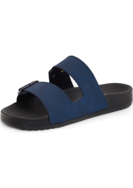 2116-BHM10 Tam Anatomik Unisex Tokalı Günlük Terlik - NKT02116-LACIVERT-41 modelleri