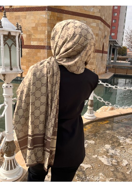 G Desen Çift Taraflı Kaşmir Şal