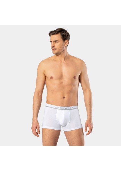 Erkek Likralı Boxer 1317/BEYAZ