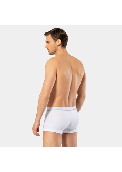 Erkek Likralı Boxer 1317/BEYAZ