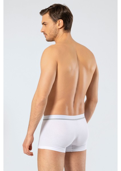 Erkek Likralı Boxer 1317/BEYAZ