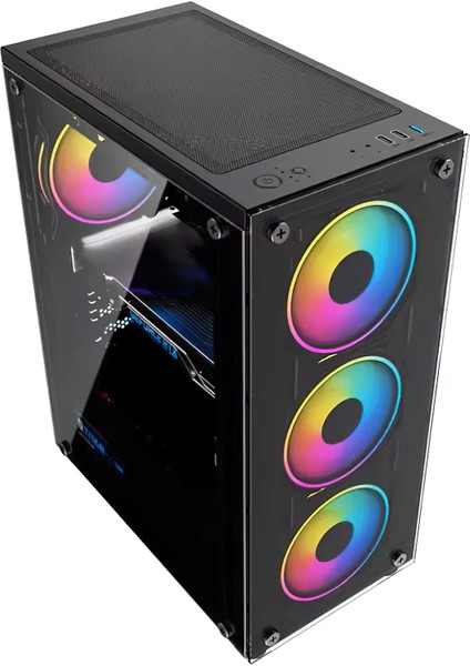 N12P i5-3470 16GB 256GB SSD RX550 4GB DDR5 128 Bit Oyuncu Masaüstü Bilgisayarı