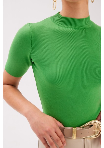 Yarım Balıkçı Triko - Yeşil indirimleri