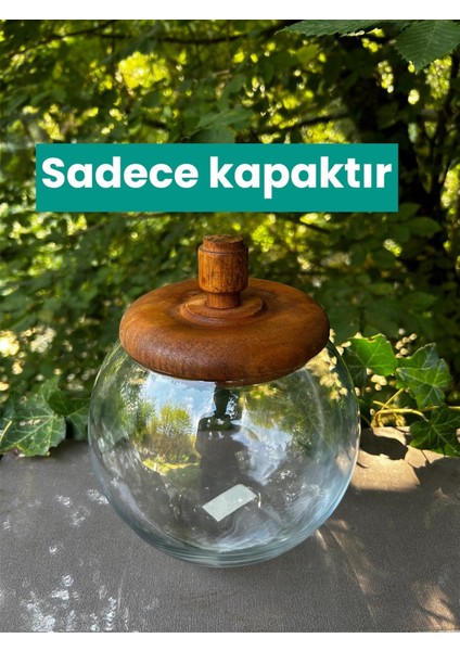 Ahşap Fanus Kapağı,kavanoz Kapağı