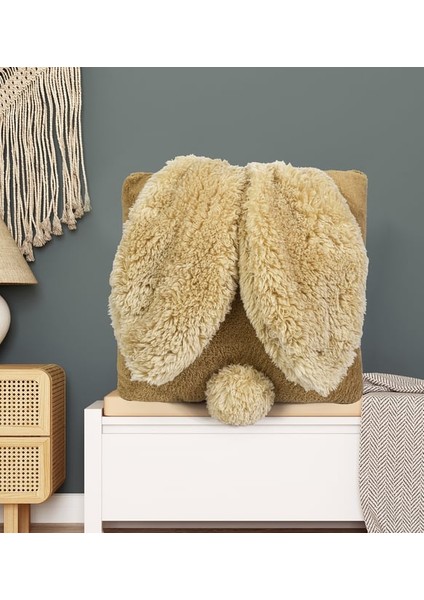 Peluşçu Dayı Tavşan Kulaklı Kırlent Yastık - Sevimli Ev Dekorasyonu Için Ideal indirimleri