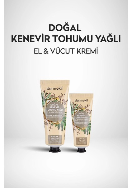 Kenevr Tohumu Yağlı El ve Vücut Kremi 75ML