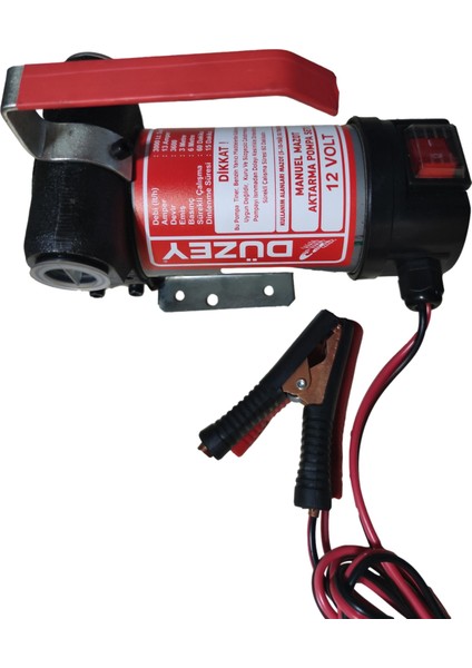 12 Volt Bypasslı Dk/litre:40 Lt. Mazot Aktarma Pompası fiyatları