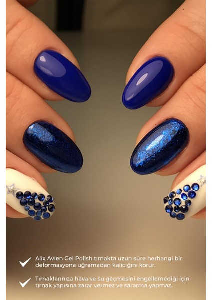 Işıltılı Lacivert Kalıcı Oje 88-Yoğun Renk Veren Jel Oje 12 Ml-Nail Uv Gel Polish 88 fiyatları