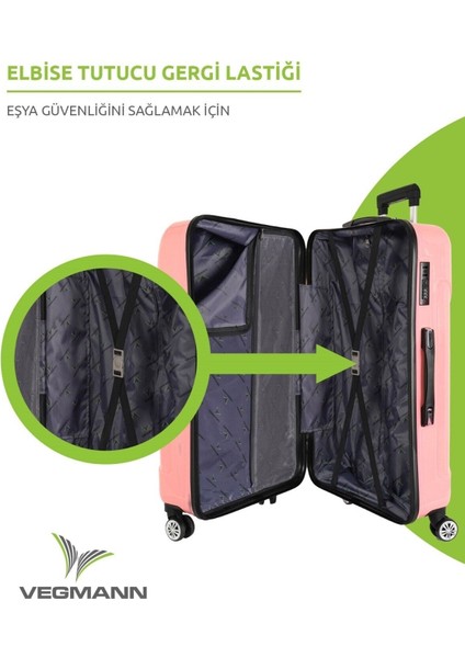 Vela Kırılmaz Dayanıklı 3'lü Valiz Seti & Bavul Seti fırsatları