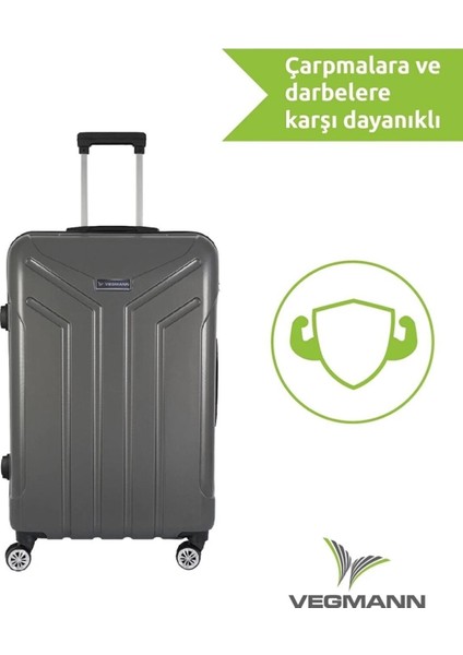 Vela Kırılmaz Dayanıklı 3'lü Valiz Seti & Bavul Seti fırsatları