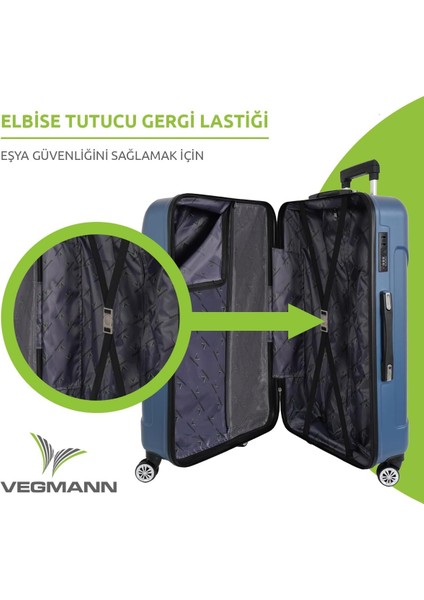 Vela Kırılmaz Dayanıklı 3'lü Valiz Seti & Bavul Seti modelleri