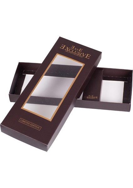 Mor Bej Kahverengi Çizgili Hediyelik Kutulu Kravat Mendil Seti modelleri