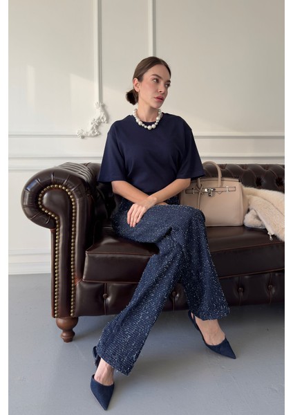 Kısa Kol Orijinal Basic Tshırt- Lacivert fırsatları