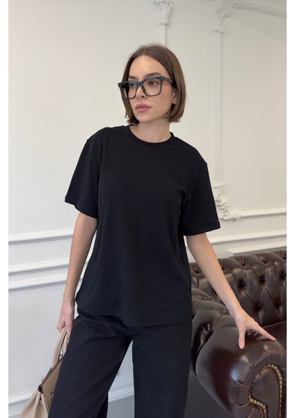 Kısa Kol Orijinal Basic Tshırt- Siyah fiyatları