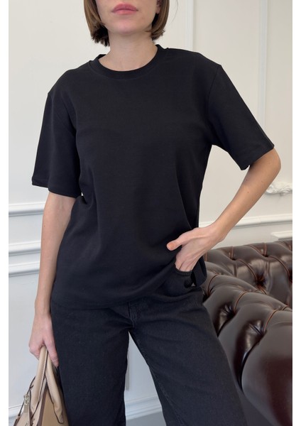 Kısa Kol Orijinal Basic Tshırt- Siyah modelleri