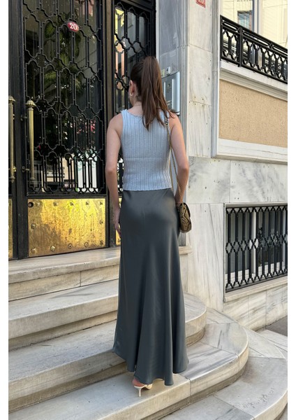 Beli Lastikli Saten Etek- Füme fırsatları
