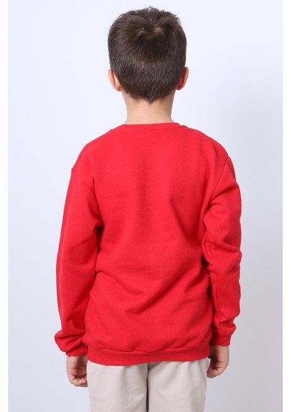 Erkek Çocuk Şardonlu Sweat Mood Nakış Detaylı Ribanalı E35 fırsatları