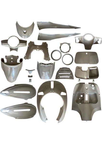 Gri Kaporta Seti Arora Cappucino