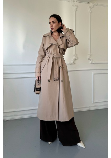 Kruvaze Orijinal Trençkot- Bej modelleri
