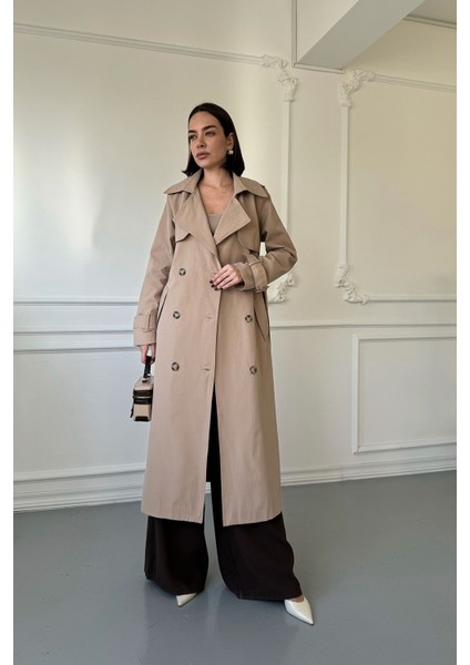 Kruvaze Orijinal Trençkot- Bej fırsatları