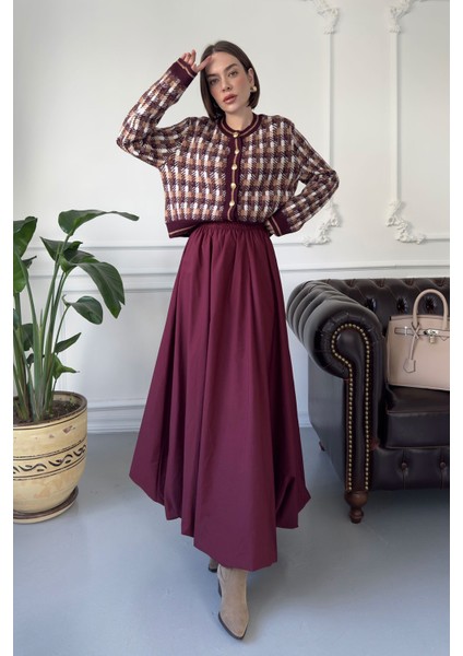 Beli Lastikli Orijinal Balon Etek- Bordo modelleri