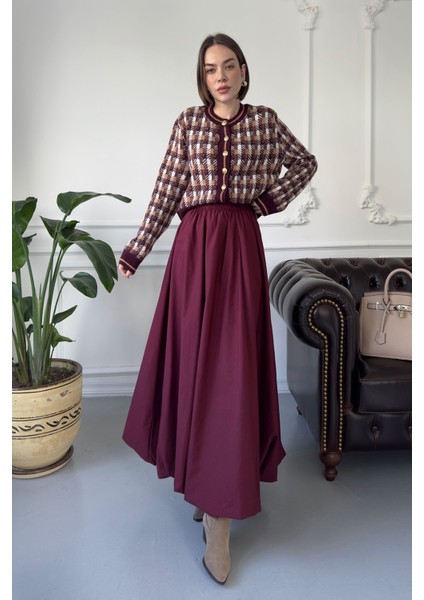 Beli Lastikli Orijinal Balon Etek- Bordo fırsatları