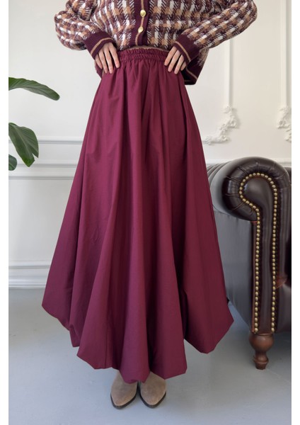 Beli Lastikli Orijinal Balon Etek- Bordo indirimleri