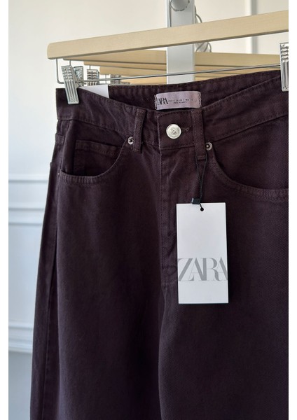 Orijinal Boru Paça Pantolon- Kahverengi modelleri