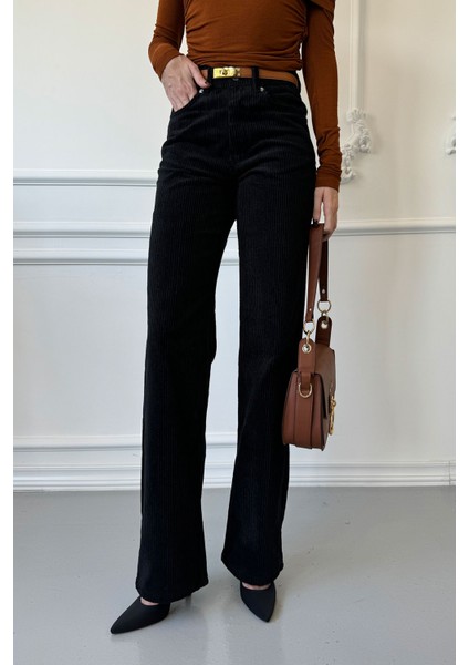 Kadife Orijinal Pantolon- Siyah indirimleri