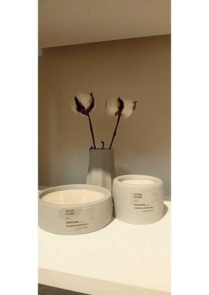 Mumlu Vazolu Dekoratif Set