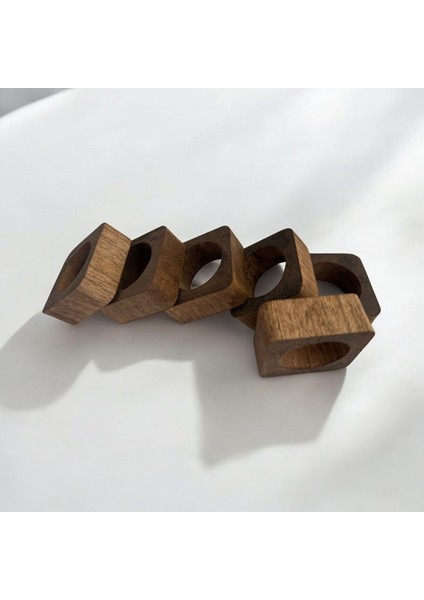 Ceviz Ağacı 6 Lı Peçete Halkası, Noçe Ceviz Peçete Halkası modelleri