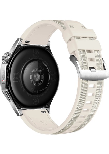 Huawei Watch Gt5 46mm Gt5 Pro Gt4 46mm Gt3 46mm Gt3 Pro Se Gt2 ile Uyumlu Kordon (22 mm) Hybrid Dikişli Kumaş Silikon modelleri
