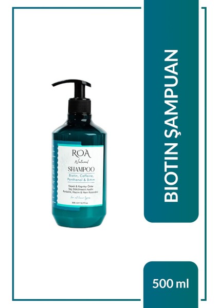 Biotin Şampuan 500 ml