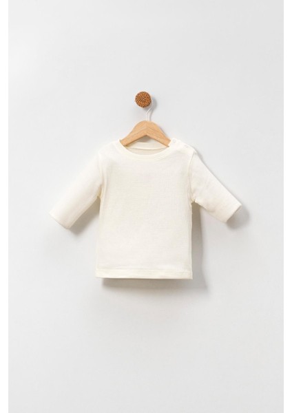 Yumuşak Doku Pamuklu Çizgi Detay Gömlekli Erkek Bebek Takım modelleri