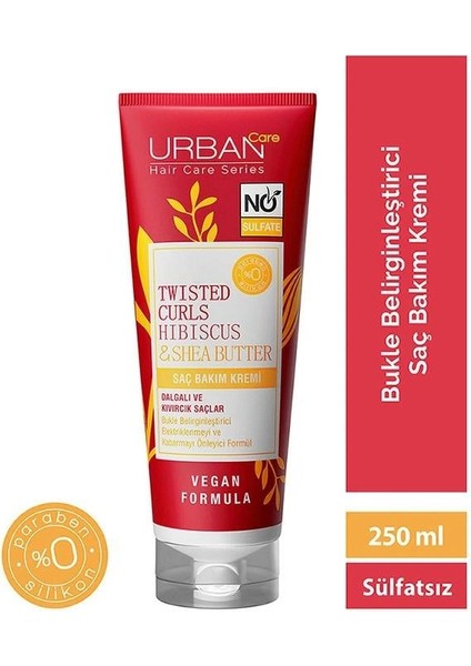 Twisted Curls Hibiscus & Shea Butter Saç Bakım Şampuanı 250 ml