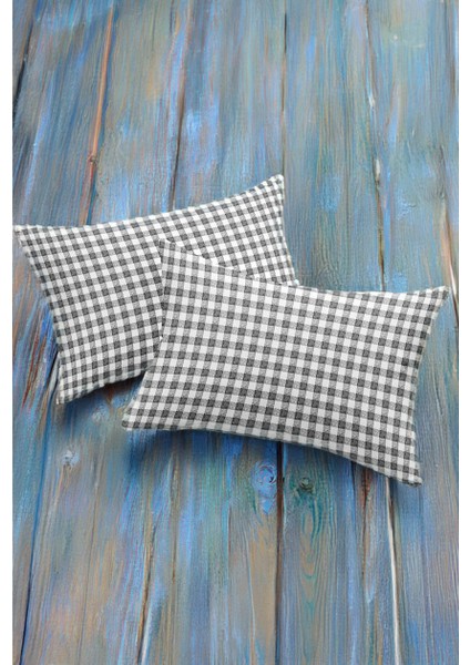 Yastık Kılıfı 50X70 cm Kombin Siyah