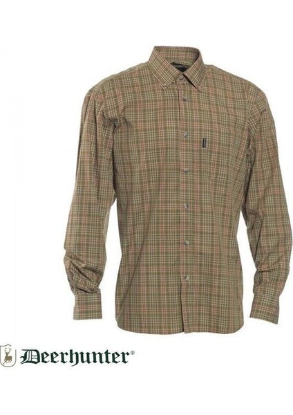 T. S.k.deerhunter Marshall Red Kareli Uzun Kol Gömlek 43/44