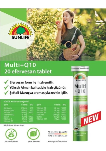 Multi +Q10 Multivitamin (20 Tablet)