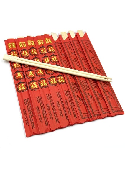 100 çift Çin Yemek Çubukları ( 100 PRS Chopsticks) - 780G