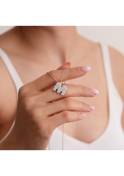 925 Ayar Sarı Altın Kaplama Harfli Gümüş Kolye--M Harfi fırsatları