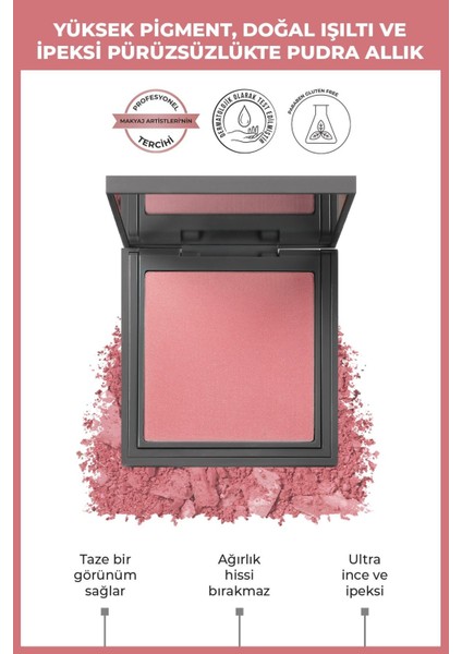 İpeksi Allık - Powder Blush 102 Peachy Rose