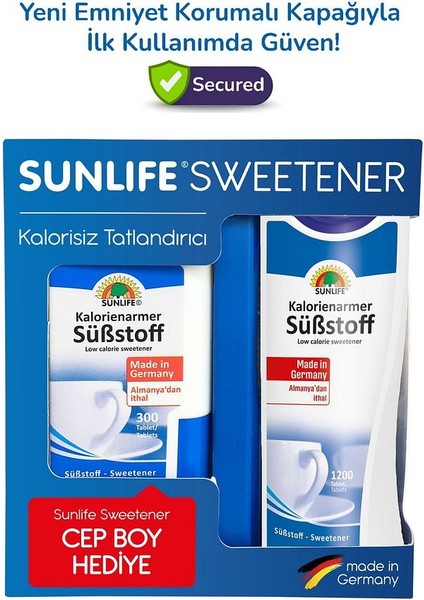 Substoff Tatlandırıcı 1200 Tablet + 300 Tablet