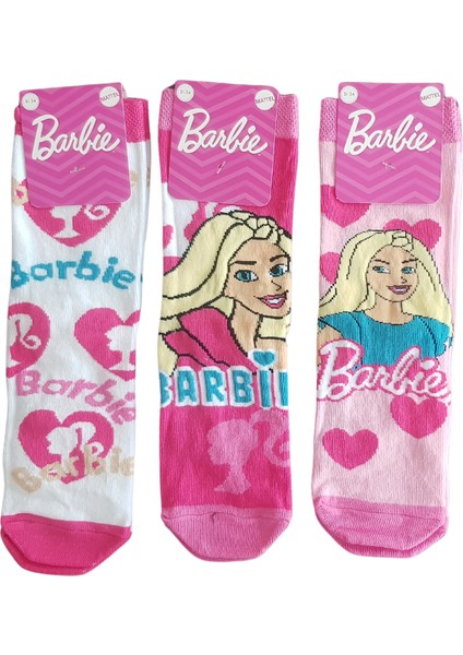 Desenli Lisanslı Renkli Çocuk Çorap - 3 Lü