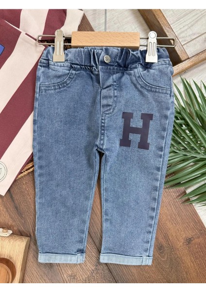 Şerit Çizgili Detaylı Likralı Polo Yaka Erkek Bebek Takım modelleri