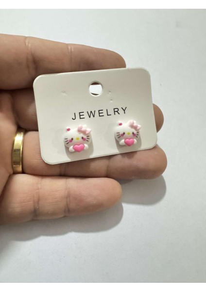 Hello Kitty Çocuk Küpe