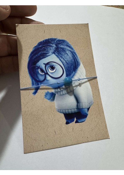 Ters Yüz Film Bileklik Üzüntü Çocuk Bileklik Mavi