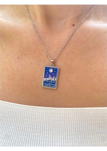 Lastella Tarot Plaka Kolye Yıldız Kartı fiyatları