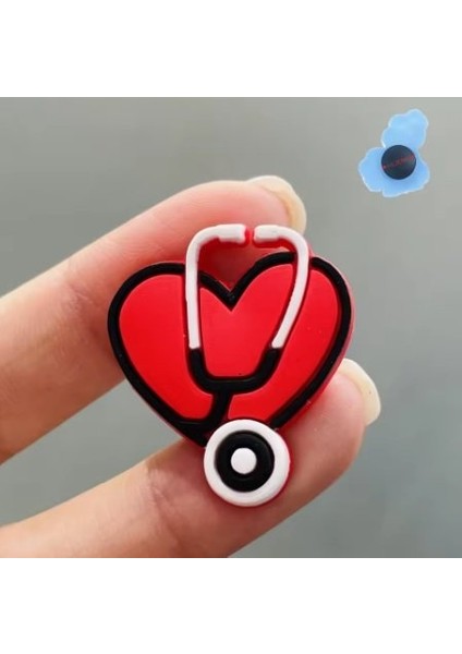 Doktor Steteskop Kalp Hemşire Hediye Rozet fiyatları