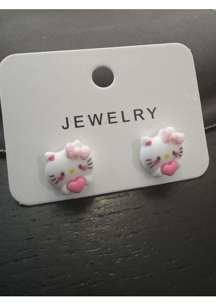 Hello Kitty Çocuk Küpe